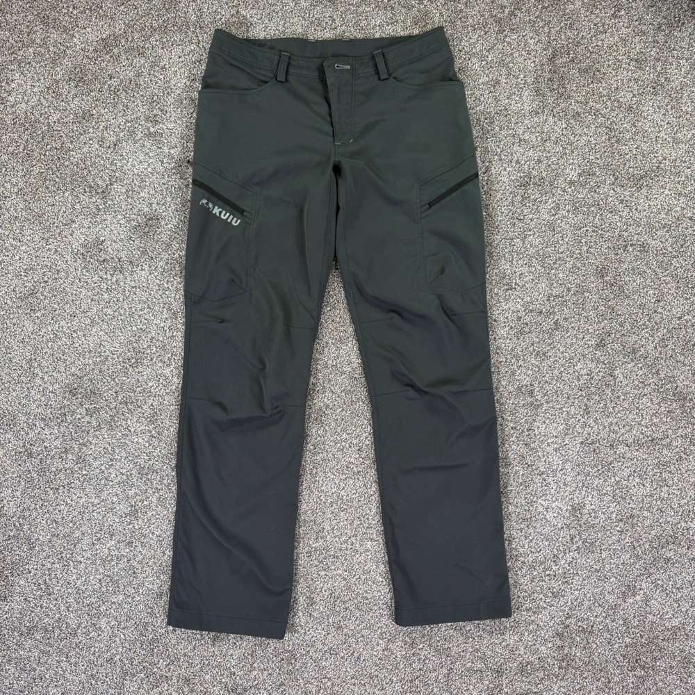 KUIU Sierra Pants Mens 36 Gray Durable Stretch DWR Performance Hunt Fish Outdoor